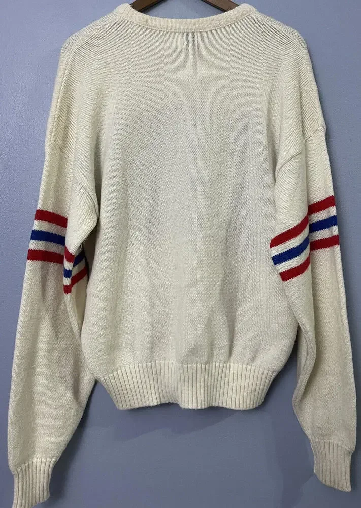 Vintage Cliff Engle LTD Washington Capitals NHL Hockey Sweater USA 80s Size XL - Picture 11 of 12